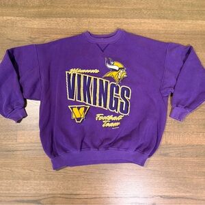 Vintage Minnesota Vikings Football Team Crewneck-Size XL
